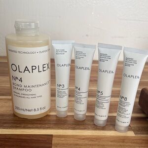 OLAPLEX Hair Care Collection No. 4 and travel 3, 4, 5 and 8